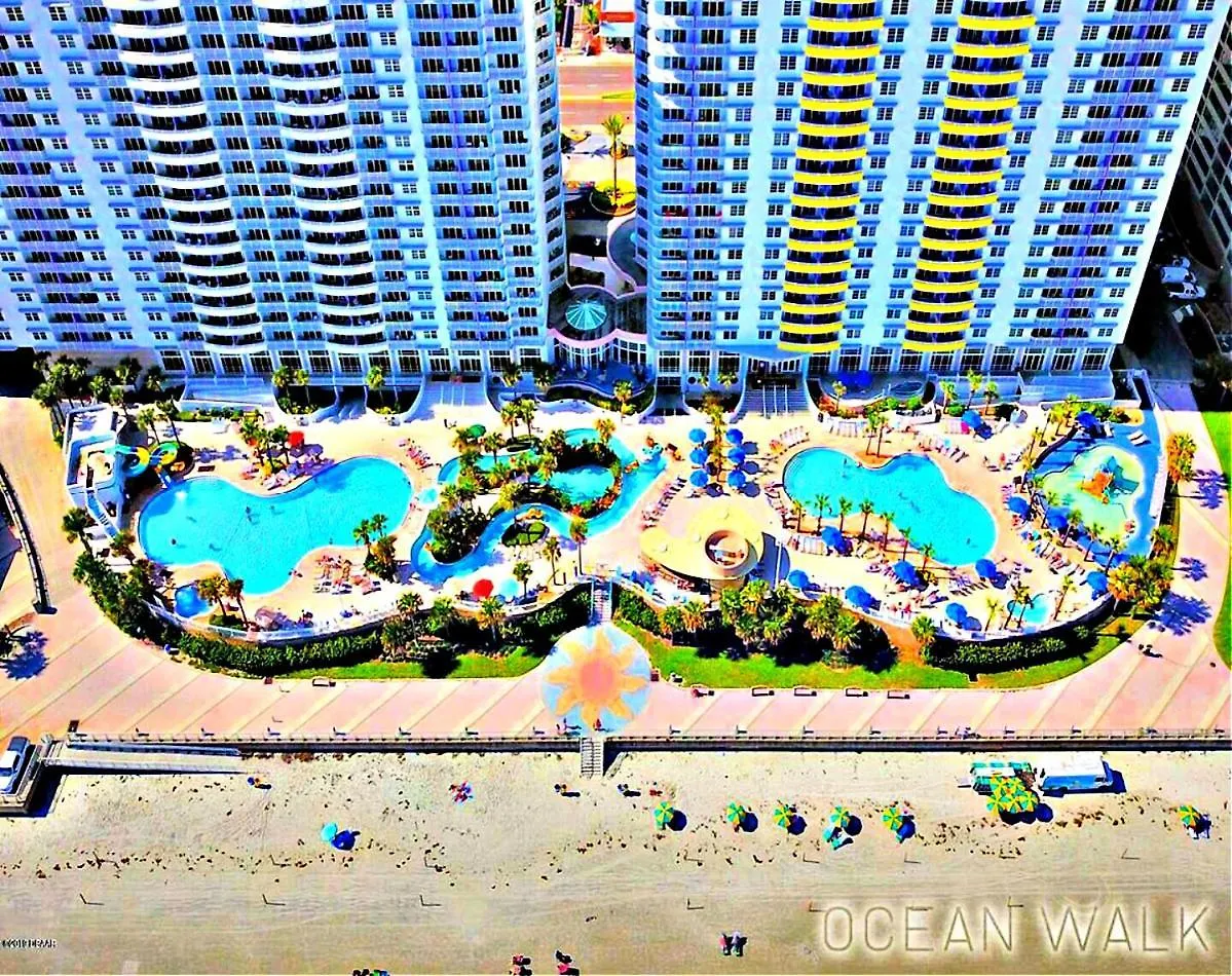 Apartment 16Th Floor 1 Bedroom Resort Condo Direct Oceanfront Wyndham Ocean Walk Resort Daytona Beach 1605 United States